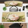 Brand Floral Mouse Pad Large Iron Art Desk Mat Ultra Hd Printing Nonslip Rubber Backing Washable Gaming Keyboard Mat