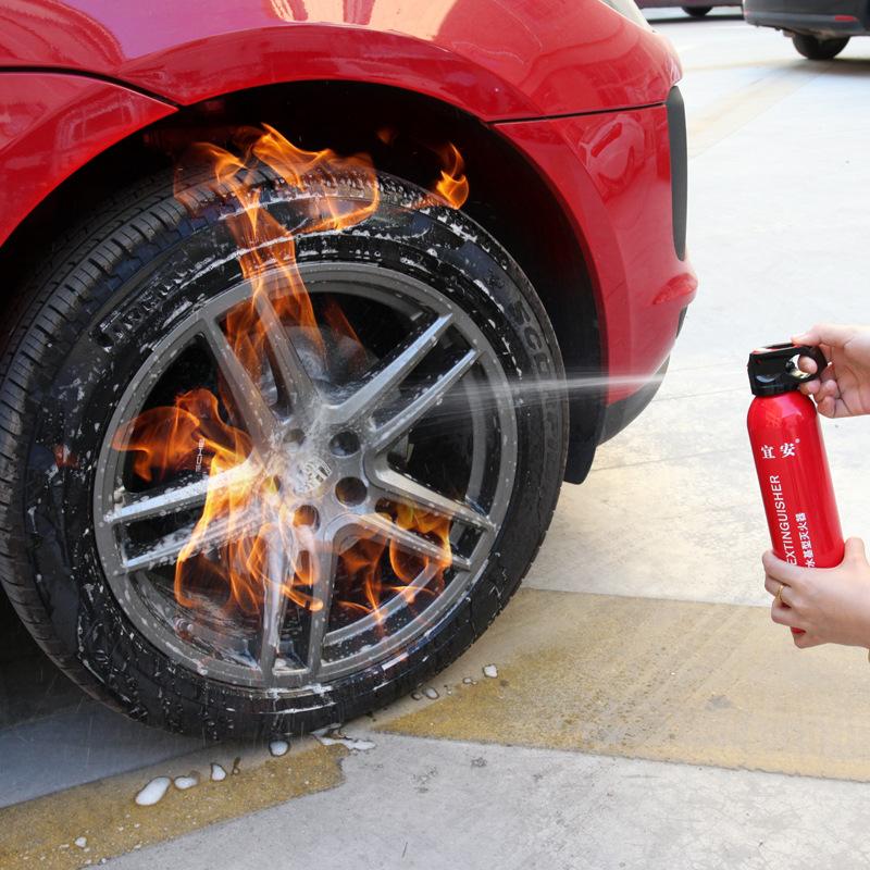 Auto Feuerlöscher Wasserbasiert Geschenk Notfallausrüstung Mini 13B Auto Feuerlöscher 550ML Auto Feuerlöscher