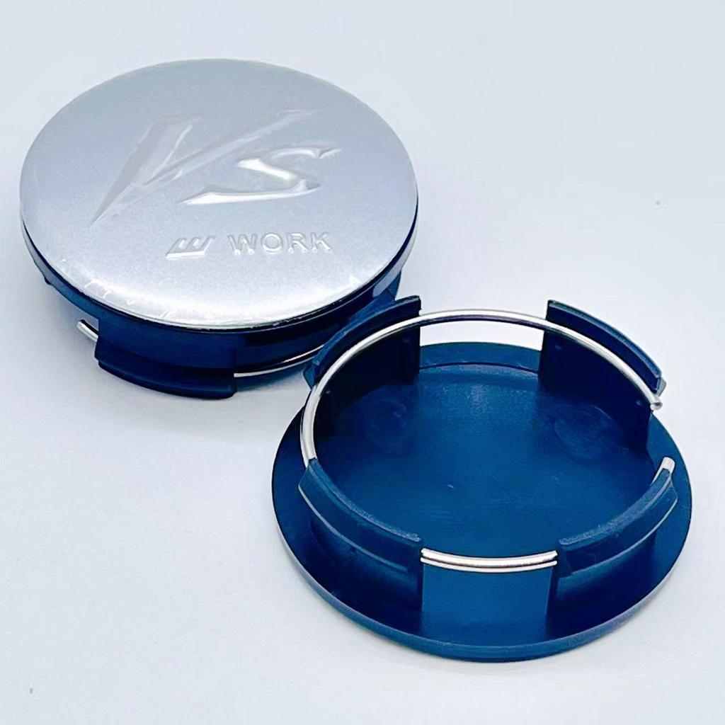 4pcs/Set High Quality 57mm Car Wheel Hub Cover Center Caps for VS W Work Racing Styling Badge Stickers Emblem Accessories