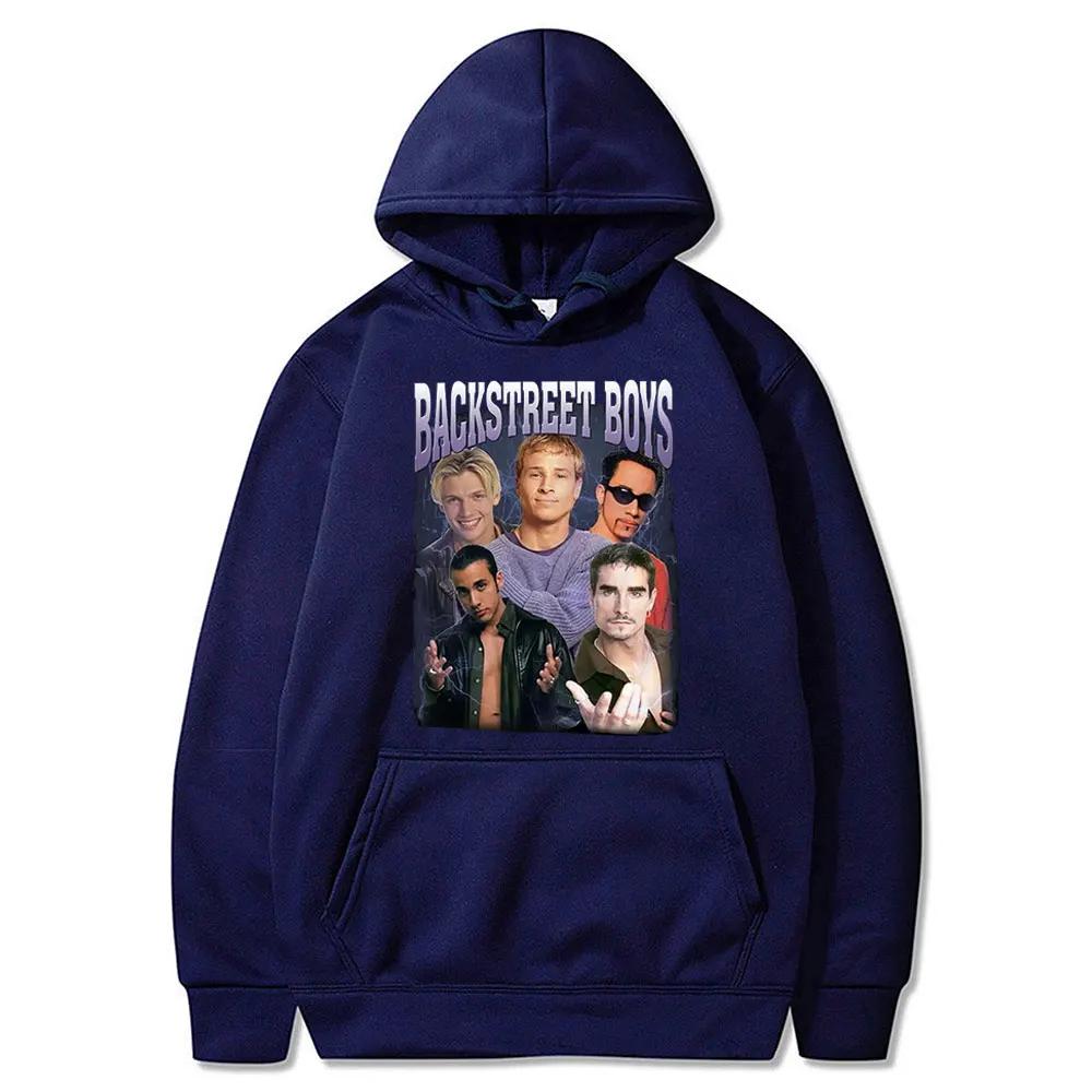 90er Klassiker Vintage Backstreet Boys Band Hoodie Herren Damen Hip Hop Rock Kapuzenpullover Übergroß Streetwear Trainingsanzug