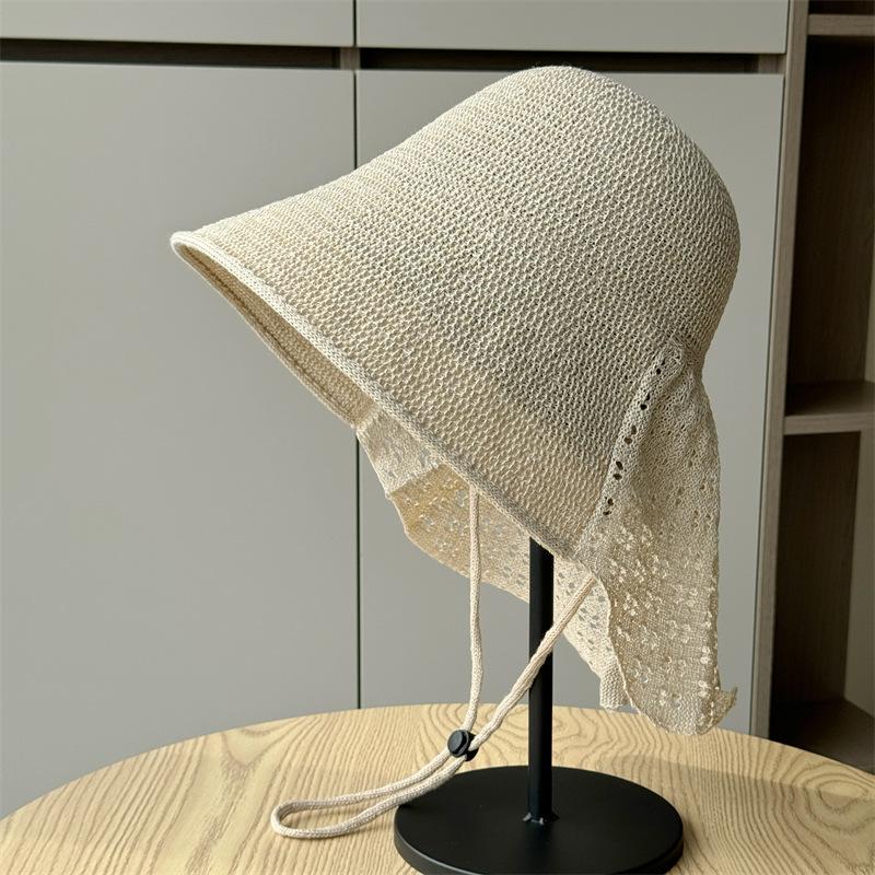 

Летняя шляпа для защиты шеи, рыболовная шляпа для женщин, для велопрогулок, защита от солнца и тени, большая пляжная шляпа с карнизом 54-60cm бежевый