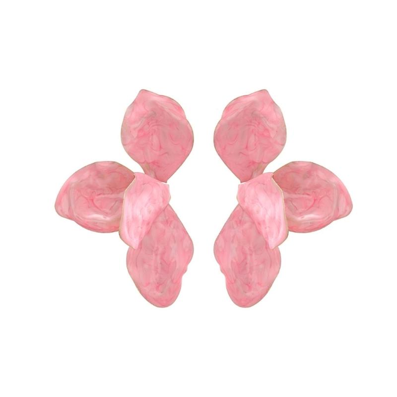 Sophisticated Earrings Ear Jewelry Flower Studs Earrings Unique Ear Pendant Alloy Texture Ear Pin for Fashion Lover