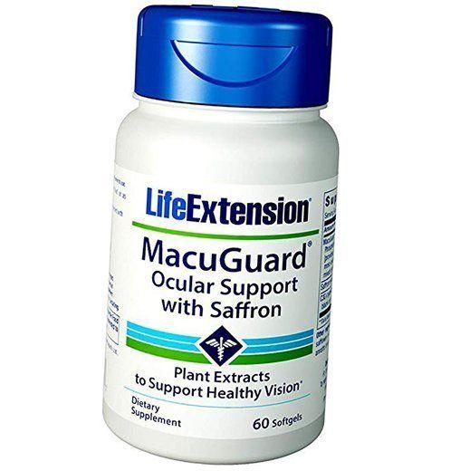 Herbal Complex for Eyes, MacuGuard Ocular Support, Life Extension 60 Gelcaps (71346015)