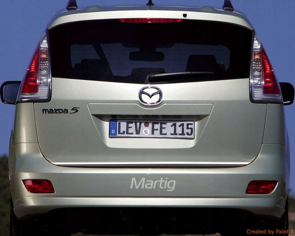 Mazda 5 I Cr19 05-10 Chrome Chrome-Plated Strip Tailgate