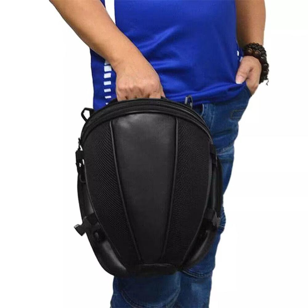 Durable Motorcycle Tail Bag Wear Resistant Suspended Motorcycle Back Bag  Saddle