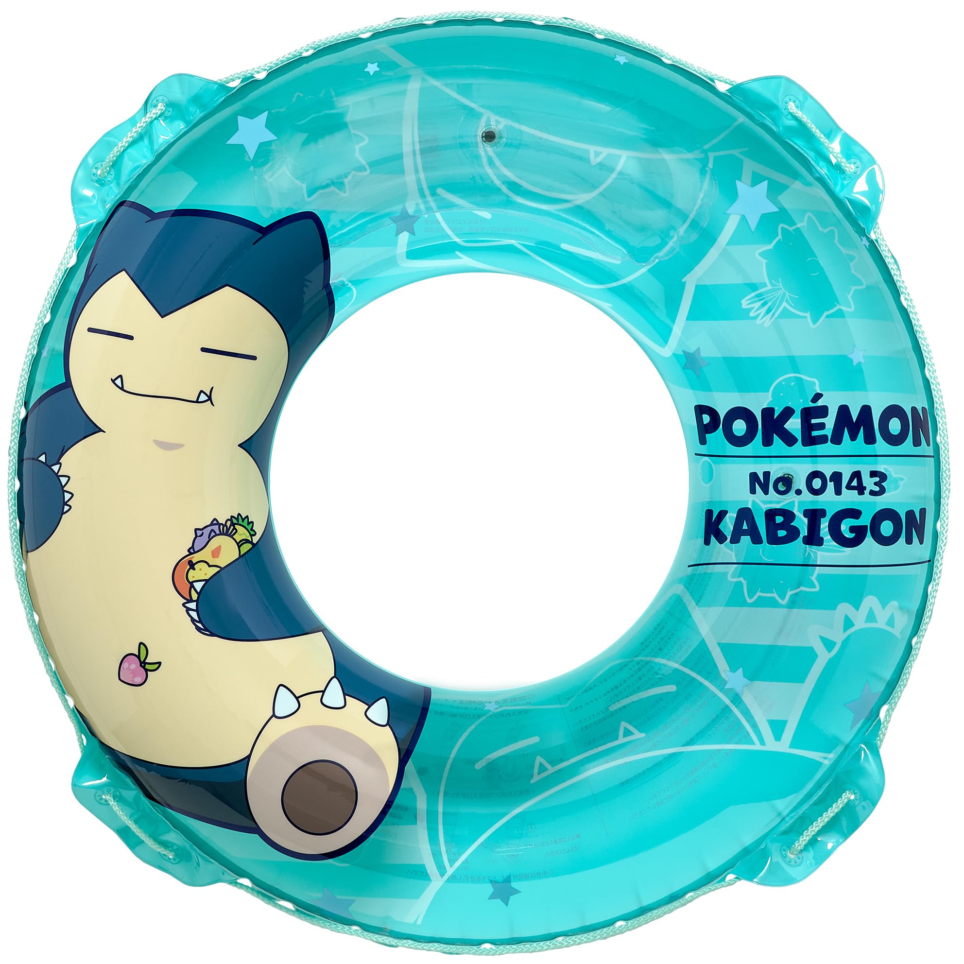 Igarashi Pokemon 100cm Inflatable Ring Blue Inflated inner circumference is approximately and quick float New valve adopted (with rope) 130-135cm синий