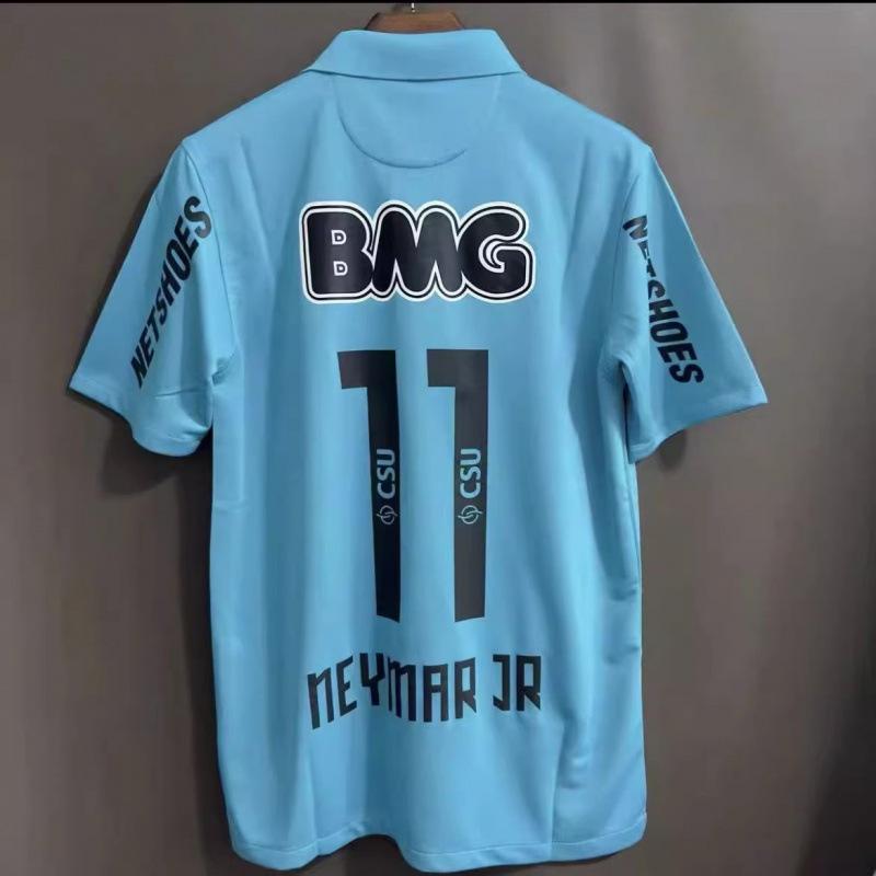 Retro Football Jersey Popular AC22 Kaka 80 Ronaldinho Manchester United Red Devils Santos 11 Source Manufacturer