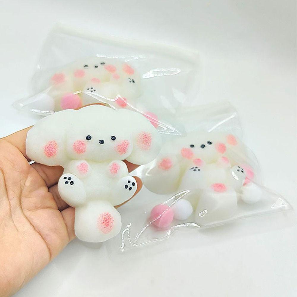 Super Soft Decompressing Squeeze Toy Plush Puppy Rabbit Stress Relief Pinching Toy Slow Rebound Fidget Relief Toy Gift