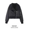 2024 Autumn Women's European & American Style Patchwork Double-Sided Jacket