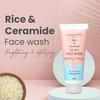 Glamveda Rice And Ceramide Face Wash For Glowing Skin 100ml