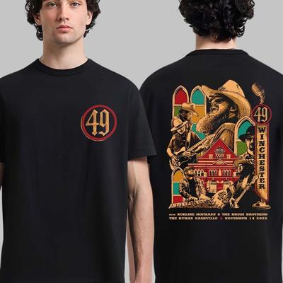 49 Winchester Nashville Tennessee 2025 Nacht 1 Im Ryman am 14. Nov T-Shirt