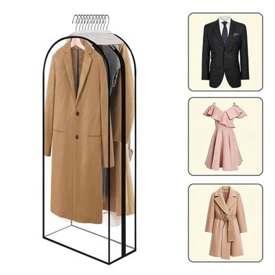 Yousheng Garment Bags for Hanging Clothes Dustproof Clear Suit Bags with Side Zipper Gussets Waterproof Travel Dress Bags for Closet Storage Moving