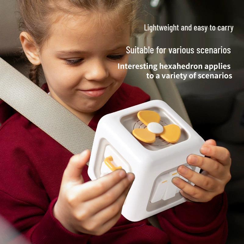 Six-Sided 3D Magic Cube Educational Toy for Toddlers Ages 1-3