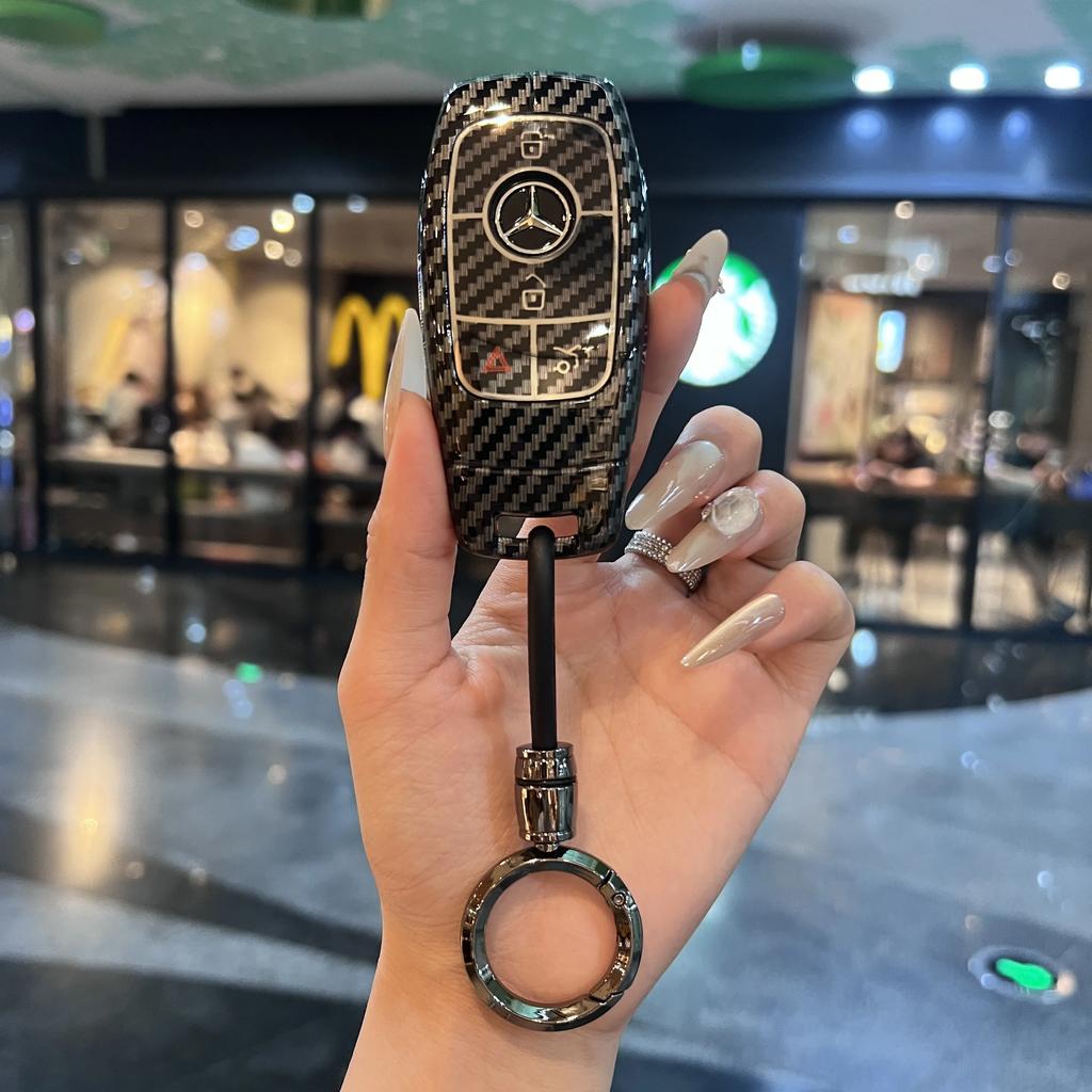 RPO5 Fashion Soft Car Key Case For Mercedes Benz A C E S G Class GLC CLE CLA GLB GLS W177 W205 W213 W222