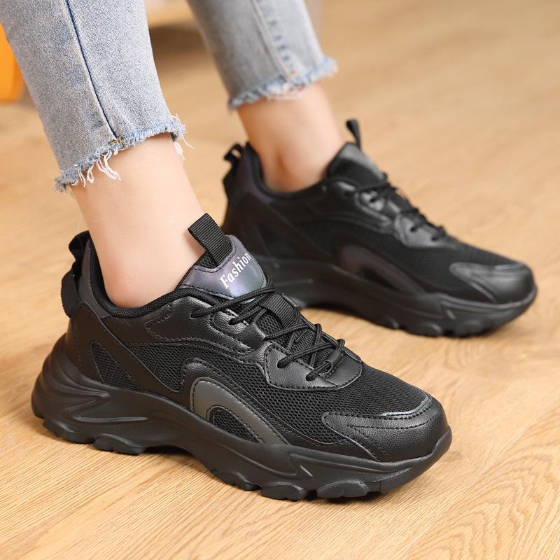 Spring New Platform Dad Shoes Women's Shoes Muffin Heel Heightening Casual Shoes Youth Fashion Sweet Versatile Sports Shoes