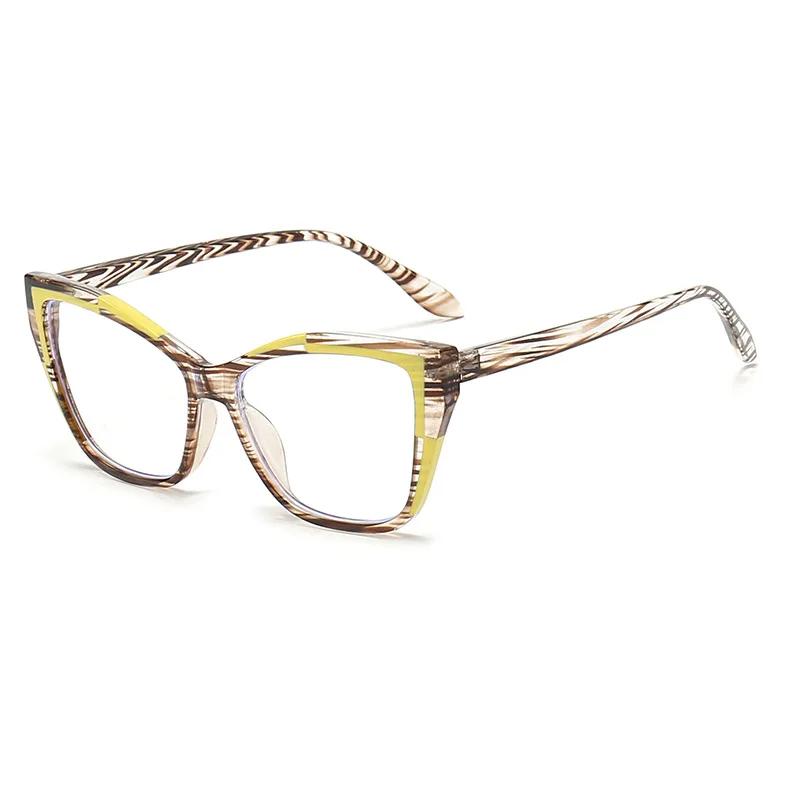 New Fashionable And Personalized Color Blocking Design Reading Glasses Show Youthfulness And Elegance Anti-Blue Light Glasses