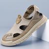 Spring and Summer New Outer Wear Fly-woven Mesh Hollow Breathable Sandals Men's Handmade Online Casual Sandals Men