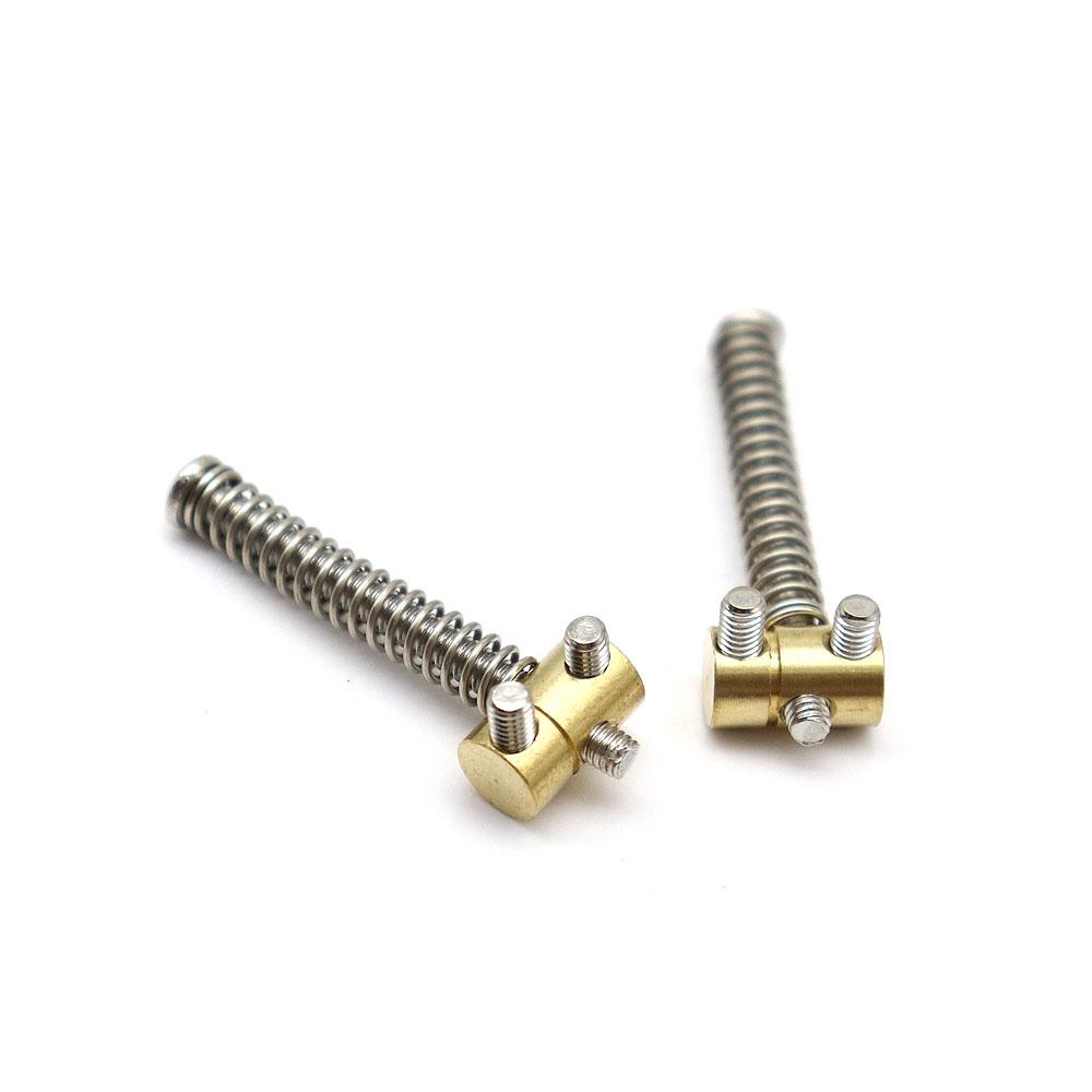 Set Of 6 String Electric Guitar Bridge Saddle Mounting Screw Fixed String Saddle For Tl Electric Guitar Accessories