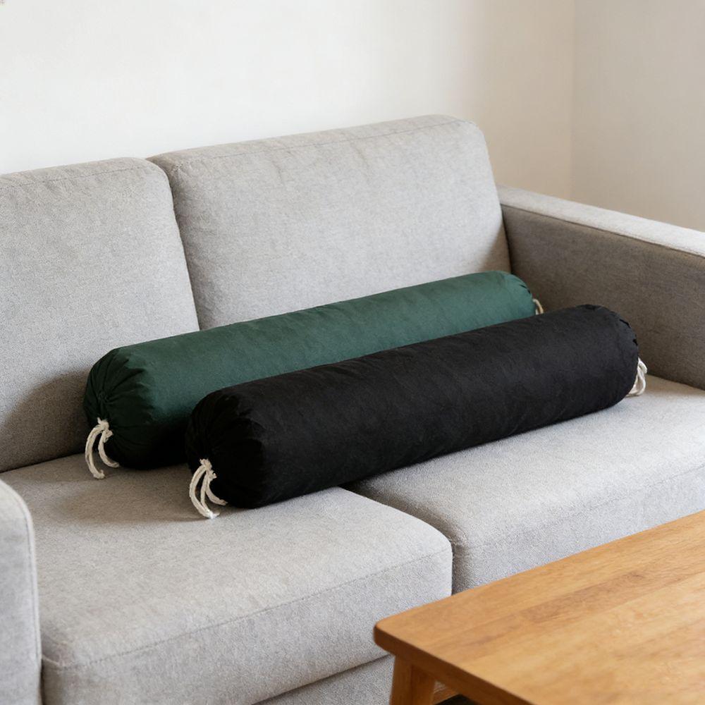 Waschbarer zylindrischer Kissenbezug einfarbig Bolster-Kissenbezug Bettrolle Kissen Reise