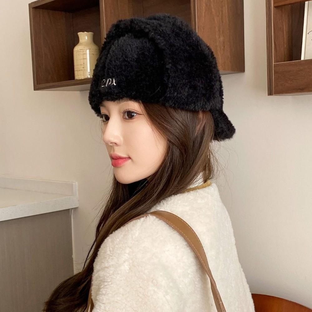 Korean Style Thickened Ear Protection Hat Warm Earflap Hat Windproof Cashmere Hat Unisex
