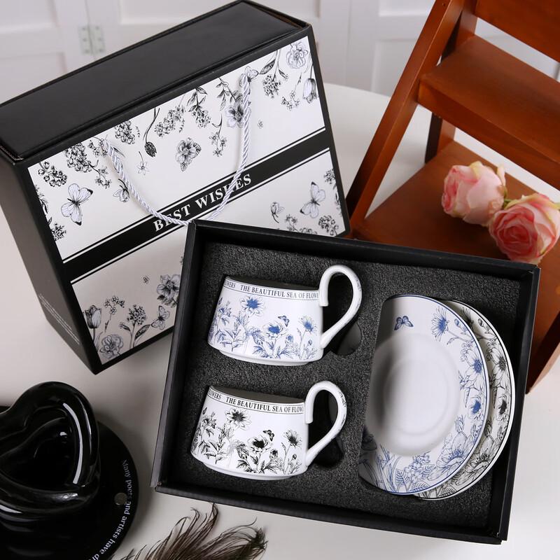 Ceramic Cup and Saucer Gift Set