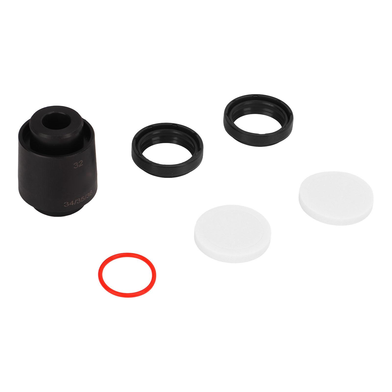 RISK 35mm Bike Front Fork Dust Seal Bike Fork Dust Wiper Kit for Repair Replacement Riding Outdoor