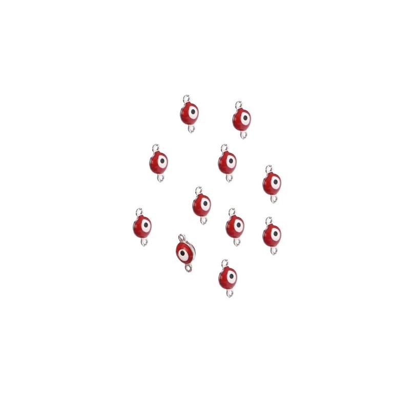 Devil Eye Connector Charms Pendant Designer Charms for BracElet NecklaceJewelry Making DIY Jewelry Findings