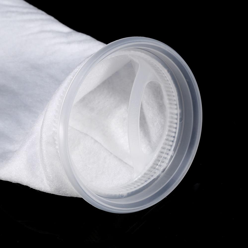 150 Micron Aquarium Filter Bag White Filter Ring Sock Light Weight Fish Tank Filter Bag Aquarium