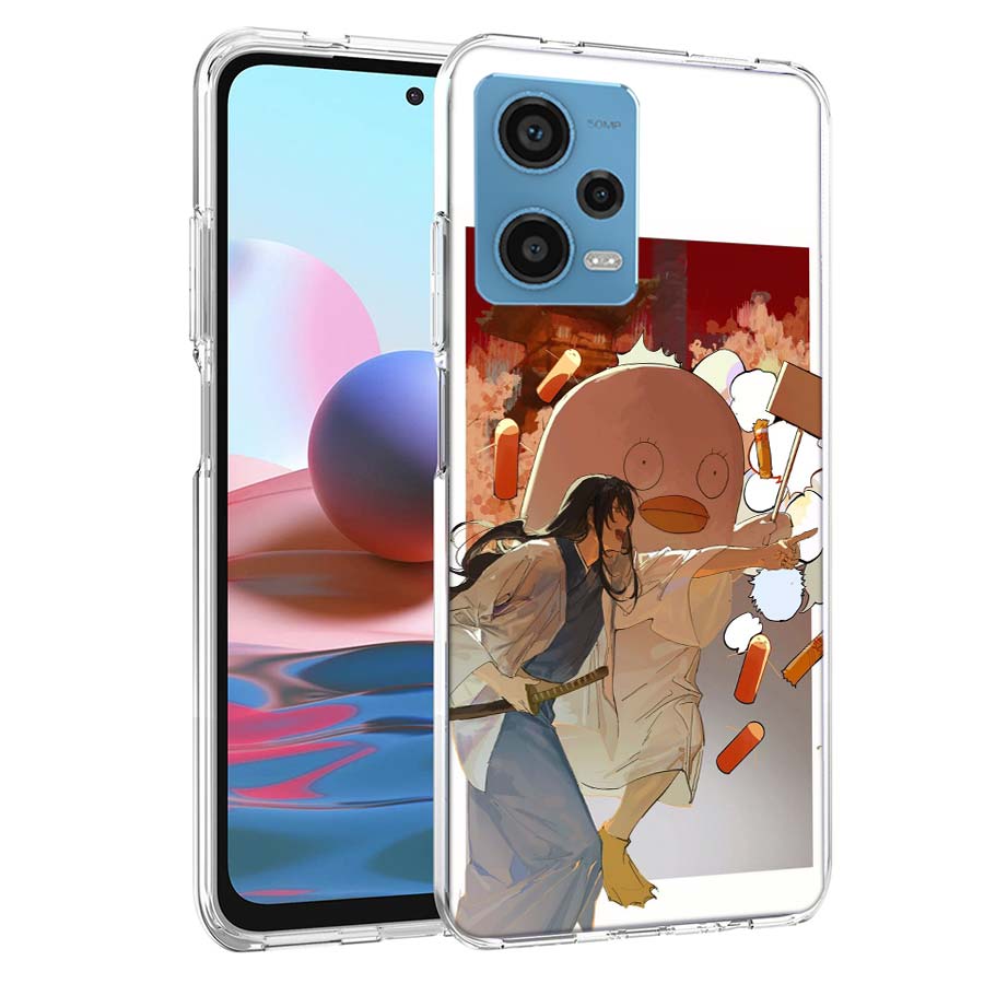 Anime Gintama Mr. Raindrop Phone Case For Redmi Note 13 12 14 15 Pro Plus 13R 11 11T 11E 11S 10 Pro 10S 9 9S Cover Cell Clear TP