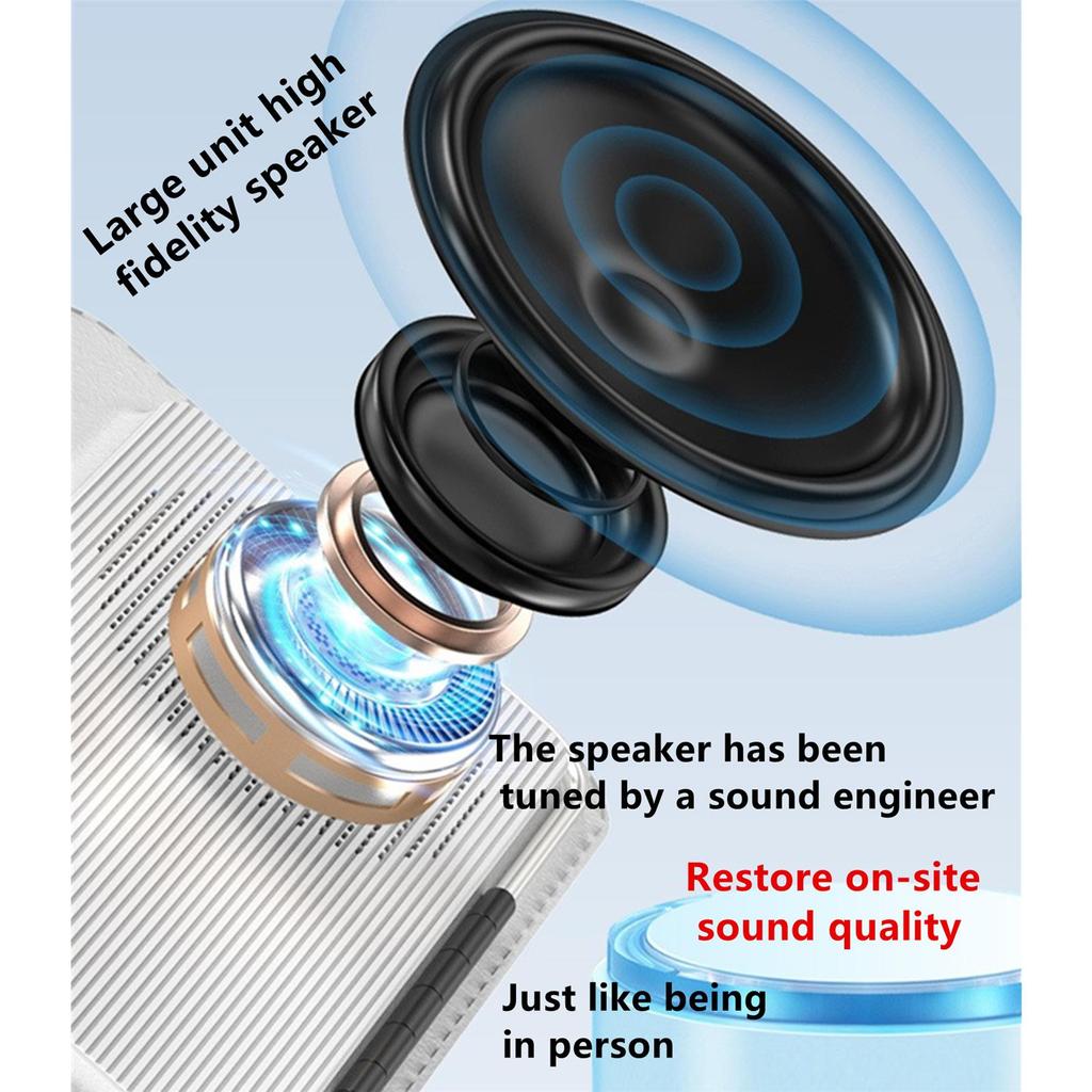 Portable Video Player MP4 Player FM Radio Photo Viewer Speaker TF Card USB Play E-book Speaker MP3 Audio 7 Inch HD 1080P Cinema Music USB