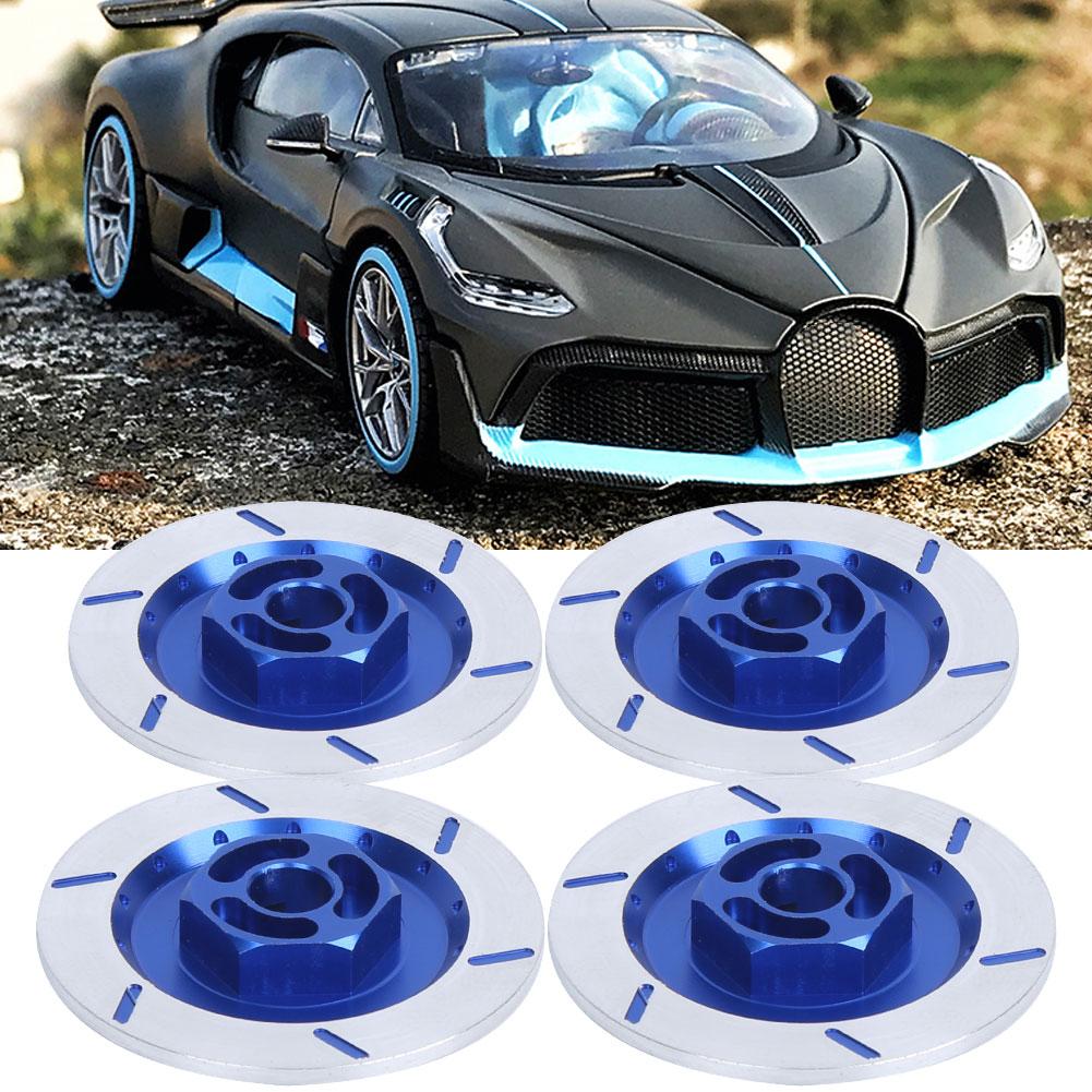 Aluminum Alloy Simulated Brake Disc Accessories Parts Fit for HSP 94123 1:10 RC CarDark Blue
