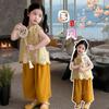 Girls' Summer Style Chinese Style Set 2026 New Hanfu Baby New Chinese Style Sleeveless Top Wide Leg Pants Summer Tang Dress