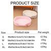 Round Big Dog Sofa Bed Detachable Cat Bed Warm Dog Cushion Soft Pet Basket Sofa Washable Medium Dog Kennel