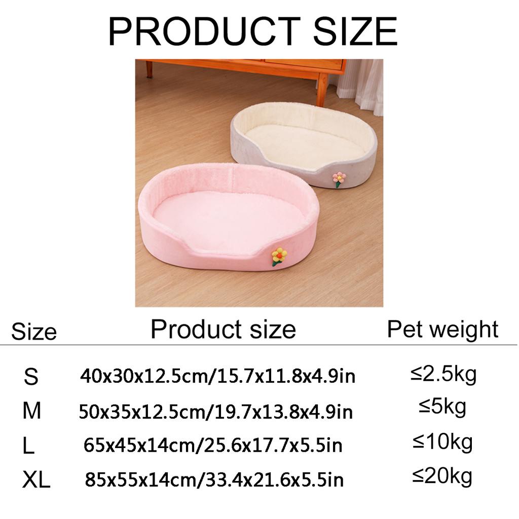 Round Big Dog Sofa Bed Detachable Cat Bed Warm Dog Cushion Soft Pet Basket Sofa Washable Medium Dog Kennel