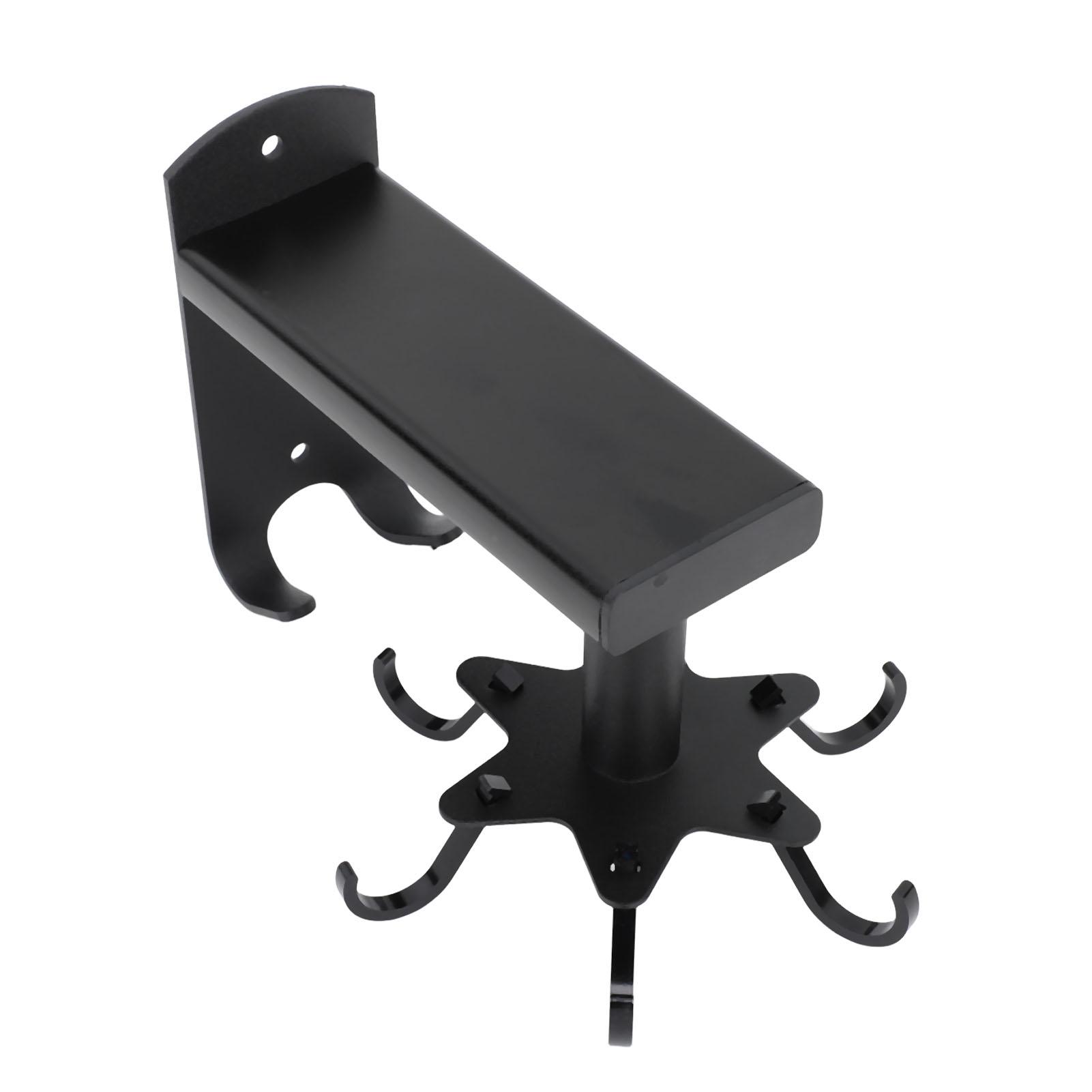 Kitchen Utensil with 6 Hooks 360 Degree Rotatable Kitchen Hooks Utensil Rack Space Saving Utensil for Wall