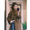 Hepburn-Style Petite Woolen Coat: 2025 Winter's Popular High-End Korean Fashion for Women