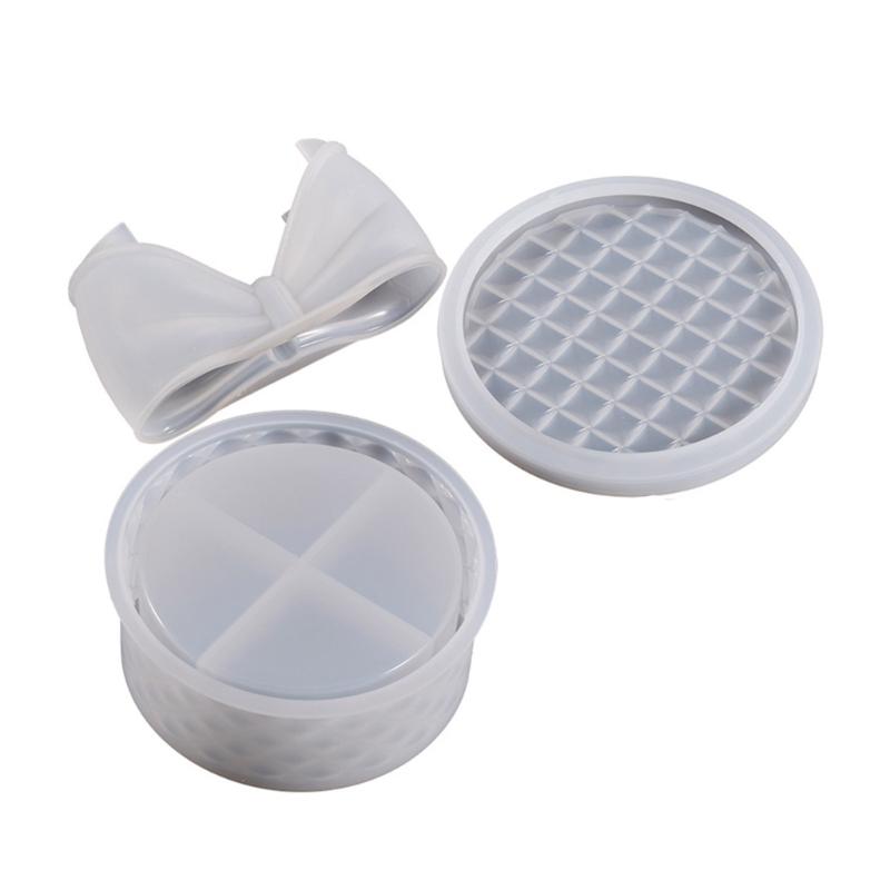 Storage Box Molds,Silicone Resin Box Molds,Storage Container Epoxy Mold Silicone for Resin Casting,Jewelry Box DIY Craft