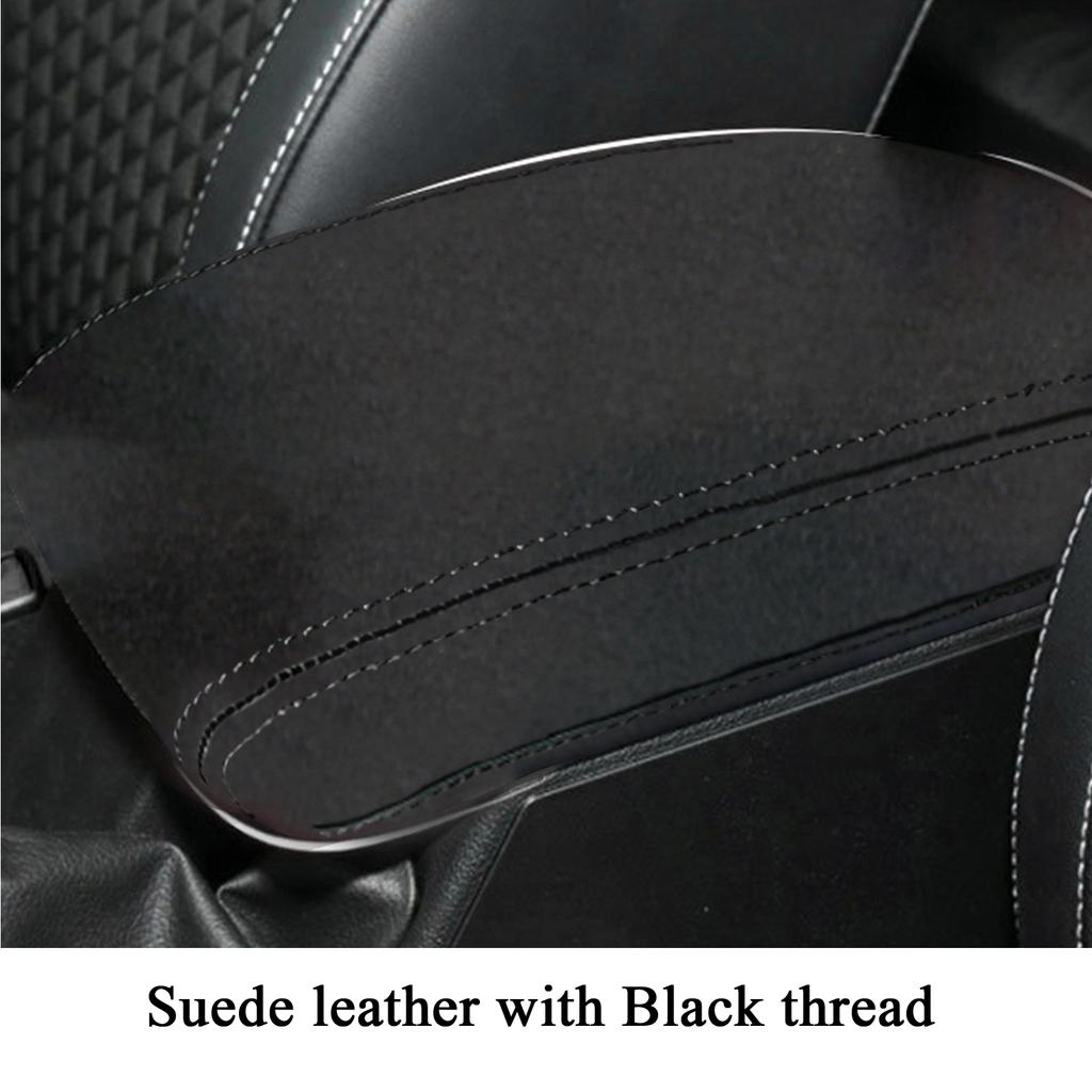 For Skoda Octavia 2015 2016 2017 2018 Suede Leather Car Armrest Box Protector Cover Central Control Interior Accessories