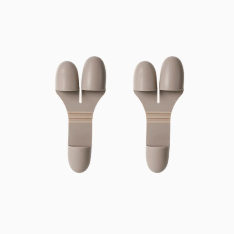 Oven Gloves Anti-Slip Three-Finger Silicone Insulated Glove Clip Kitchen Gadgets Heat Resistant Cooking Gloves Oven Mitts