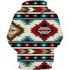 Men's and Women's Fashion Long Sleeve Hooded Aztec 3D Print Crewneck Sweatshirt