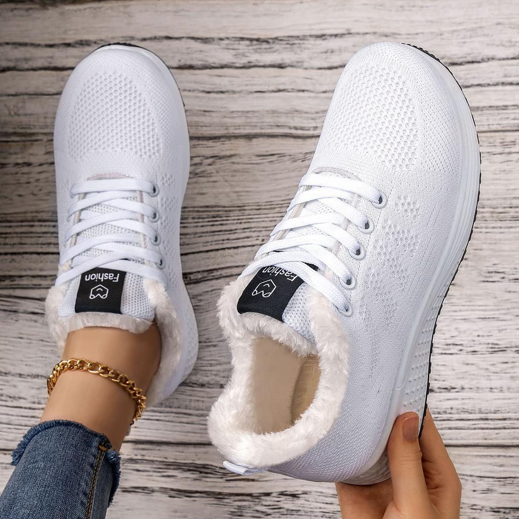 Women Thickened Insulated Snow Boots Lightweight Plus Size Breathable Casual Sports Winter Shoes