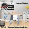 Séchoir sur Pied Etendoir À Linge Electrique Chauffant D'intérieur Sèche-Linge Pliant 20 Bars Winged Séchoir À Linge Pliable A580