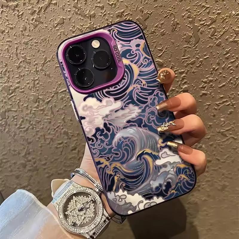 Sea Wave IPhone 16 Pro Phone Case, 15 Laser Case, 14 Apple 12 Drop Protection Case, 11XS Max, and Many Other Models