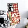 Strawberry Sh-SHortcake Soft Phone Case For Samsung Galaxy S26 Ultra S25 Edge S24 FE S23 Plus S22 S21 + S20 Plating Anti-Fall Fu