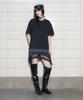 Yusentig Triple Color Block Graphic T-Shirt Black Aw6Me40310