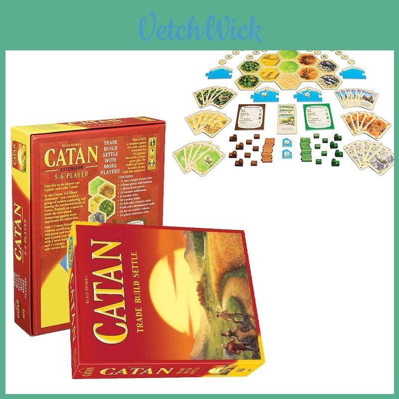 Desktop Game Board Catan Island 35 Player Expansion Table Card Gathering Family