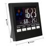 Voice Control LCD Screen Thermometer Clocks Indoor Humidity Monitor Electronic Digital Display Clock