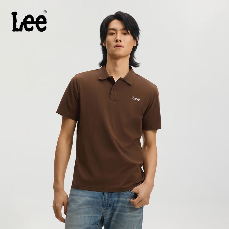 

Мужская легкая короткорукавная футболка-поло Lee с вышитым логотипом, размер S M