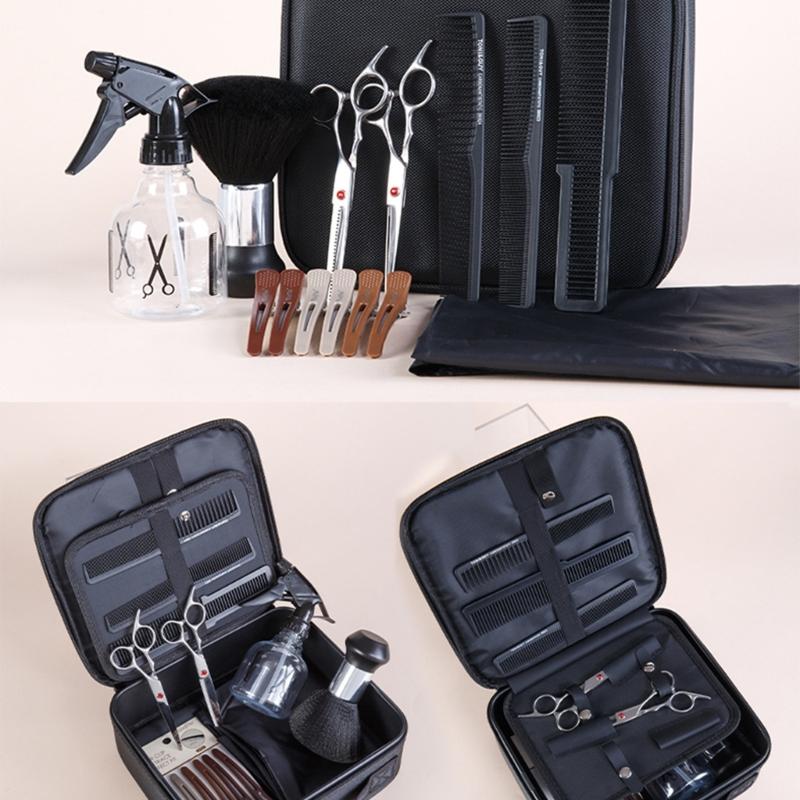 Hairdressing Bag Hairstylist Travel Bag Cosmetics Beauty Hairdresser Bag with Shoulder Strap Barber Tool Storage Bag