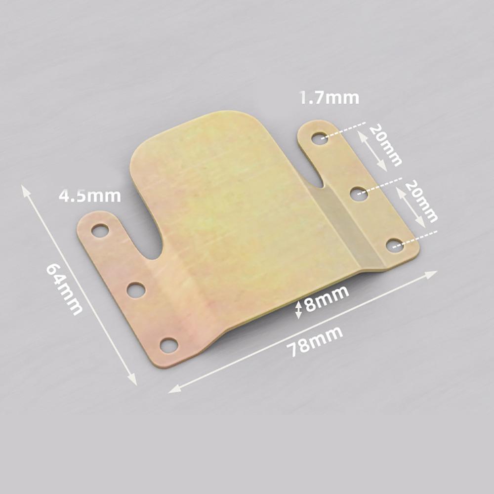 

1 pair Durable Furniture Connector Bracket Included Screws Sectional Sofa Clips Furniture Assembly золотой